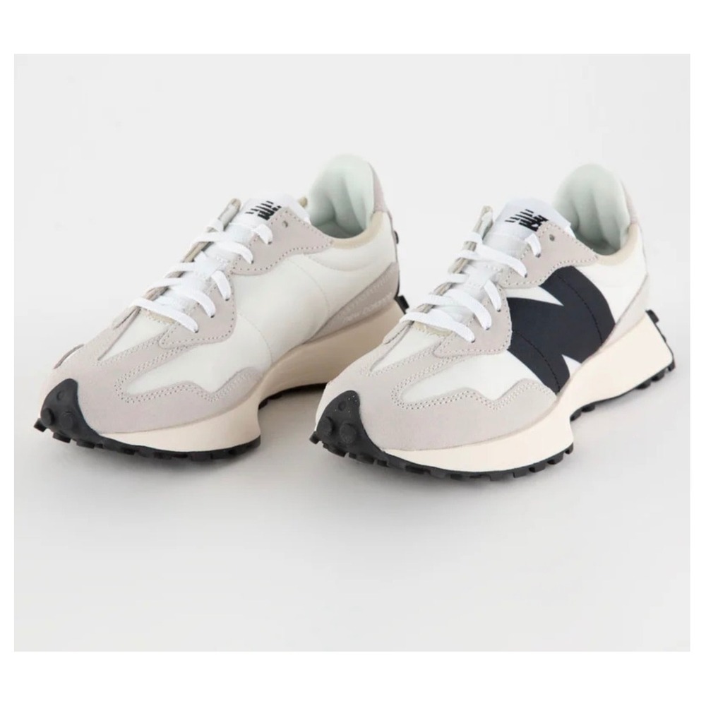 New Balance 327 Sea Salt Black Womens Size 9.5